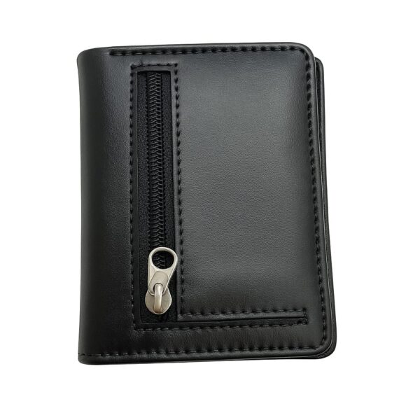 Magnetic Compact Genuine Leather Wallet